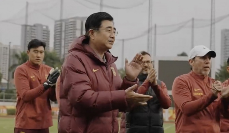  U20亞洲杯開賽在即，足協(xié)主席宋凱探班U20國青隊(duì)