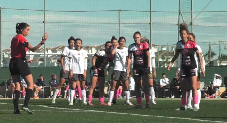  唐佳麗梅開(kāi)二度、邵子欽破門(mén)，中國(guó)女足3-2擊敗Alhama俱樂(lè)部女足