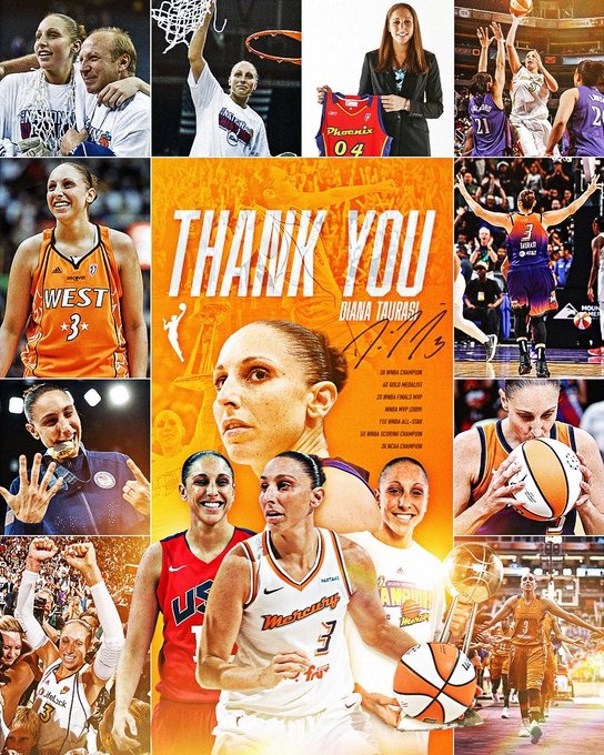  傳奇落幕！WNBA巨星陶樂(lè)西宣布退役 結(jié)束20年職業(yè)生涯