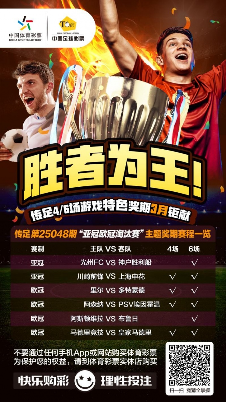  勝者為王！傳足特色獎期第25048期聚焦亞冠歐冠淘汰賽