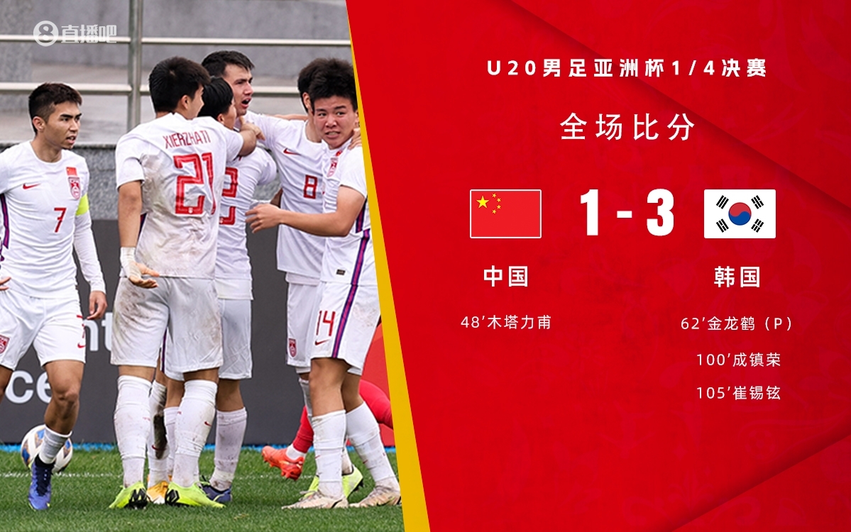  復(fù)仇！U22國足絕殺復(fù)仇韓國，2年前U20亞洲杯加時憾負(fù)無緣世青賽
