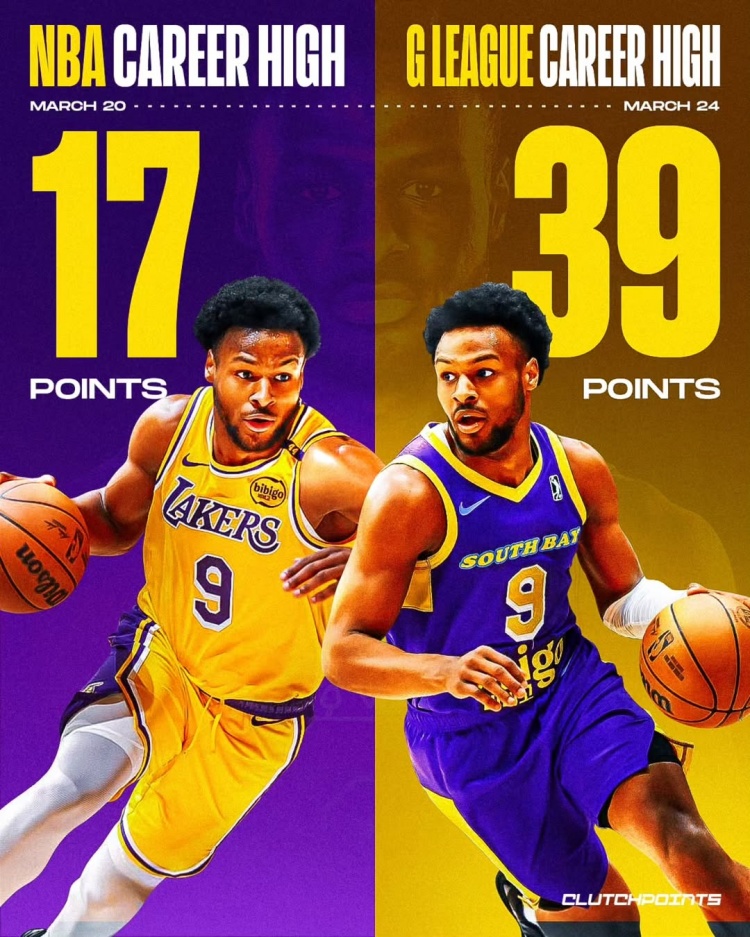  在進步！布朗尼一周內(nèi)先后創(chuàng)下個人NBA和G聯(lián)盟單場得分新紀錄