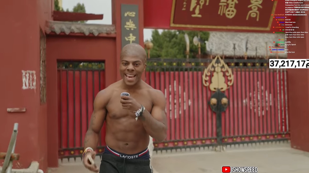  光頭造型！Speed中國行來到鄭州少林寺，上香拜佛學(xué)功夫