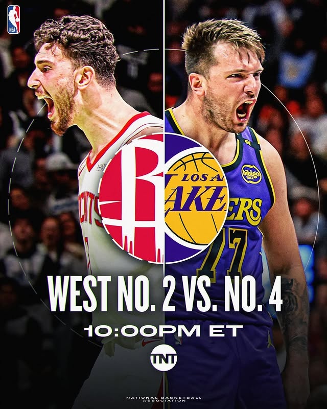  狂野西部焦點大戰(zhàn)！NBA官方發(fā)布火湖大戰(zhàn)海報：申京VS東契奇