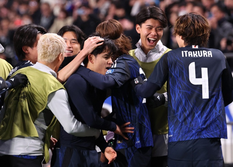  日本隊22名旅歐球員中15人來自五大聯(lián)賽，是22年3月出線時的兩倍