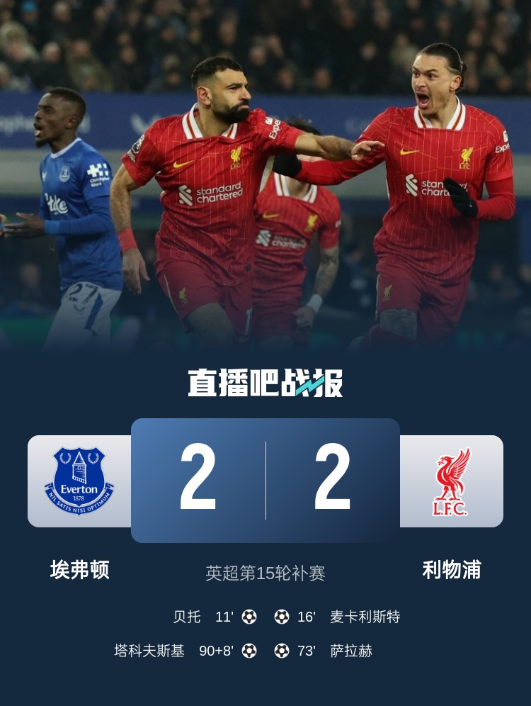  劉語熙評默西塞德德比：場面勝過比分，奧利弗又一次當“主角”